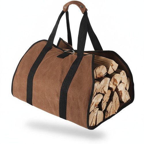 Firewood log carrier bag - firewood,