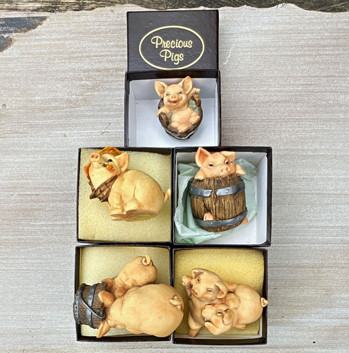 Precious pigs collectable pig - precious,