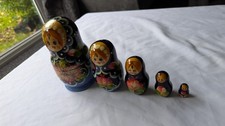 Matryoshka Babushka 5 piece Wooden nesting dolls