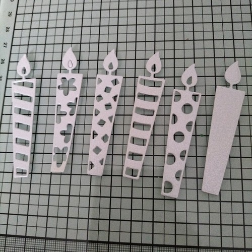 Die cut cuts candles - ,