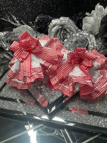 Frilly school socks bow - socks,