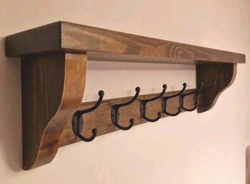 Coat rack shelf handmade - rack+,