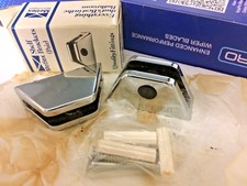 10 Pairs Metlex Polished Chrome Plated Shelf Brackets 