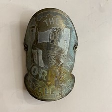 vintage bicycle head badge The