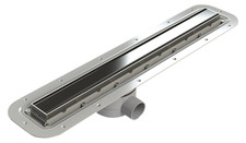 Impey Linear Gravity Drain 600mm, Allure Brushed Black UTLNR60G/H