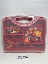 Playmobil Accessories LOT in Case Carwash, Fireman, Camping, Construction - 506