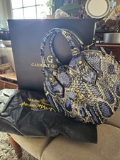 RARE Purple Snakeskin Vivienne Westwood heart bag