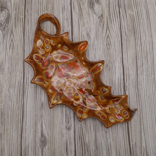 Vintage mullins ceramic leaf - vintage,