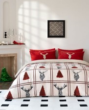 X mas Teddy Fleece Duvet Cover