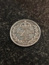 1894 Veiled Victoria Maundy