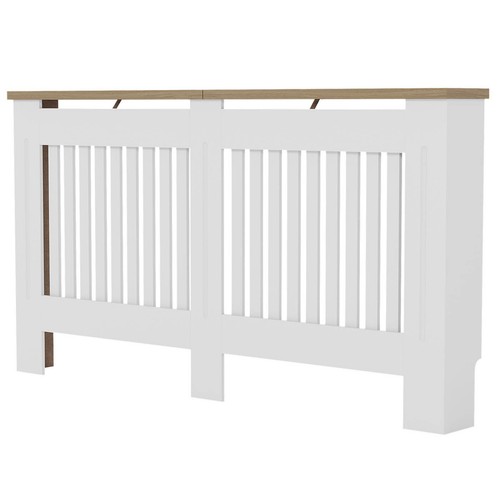 Radiator cover medium white - cover,