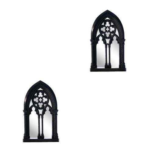 2pcs black gothic decorative - black,