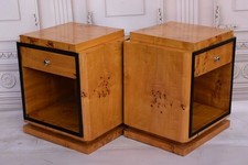 Two Art Deco Bedside Tables