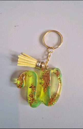 Handmade resin initial - handmade,