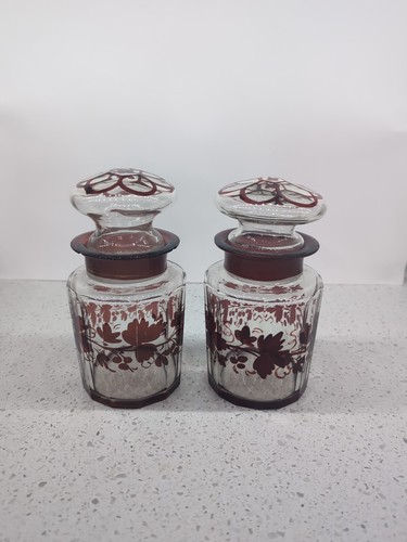 Antique ruby red glass - antique,