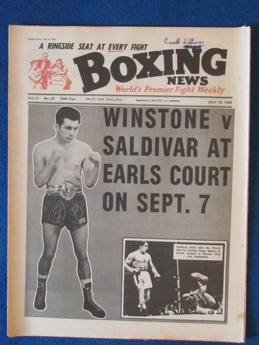 Boxing news magazine 7 65 - magazine, 16/7/65
