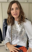 ZARA Trinny White & Silver