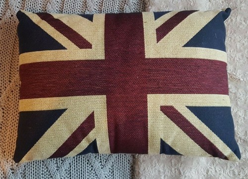 Union jack pillow - union, with