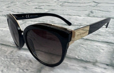 River Island Sunglasses Black & Gold Oversize Womens Not Polarised New Summer