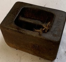 VINTAGE CAST IRON 56lb FAT WEIGHT BY AVERY Ltd “GAZEBO” “GARDEN UMBRELLA” Etc