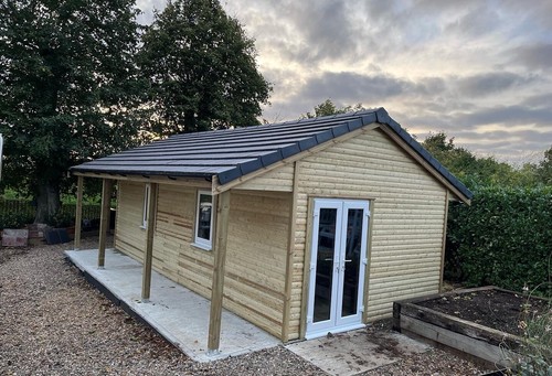 26x12 delux timber - 26x12, framed