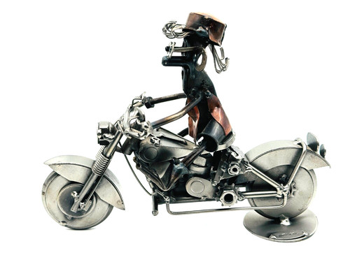 Happy metal motorcycle art - happy,