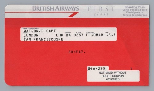 British airways first - british,