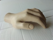 VINTAGE SHOP MANNEQUIN FEMALE LEFT HAND,MALE PIN FITMENT,18cm x 11cm,VERY GOOD