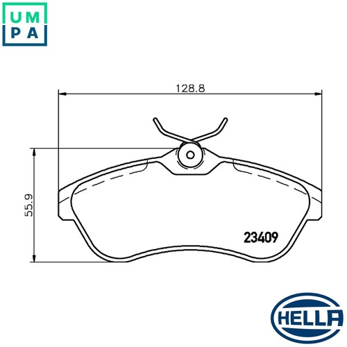 Brake pad set - brake, disc