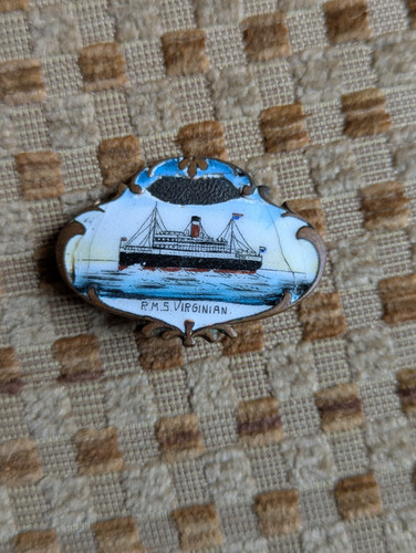 Vintage hand painted enamel - vintage,