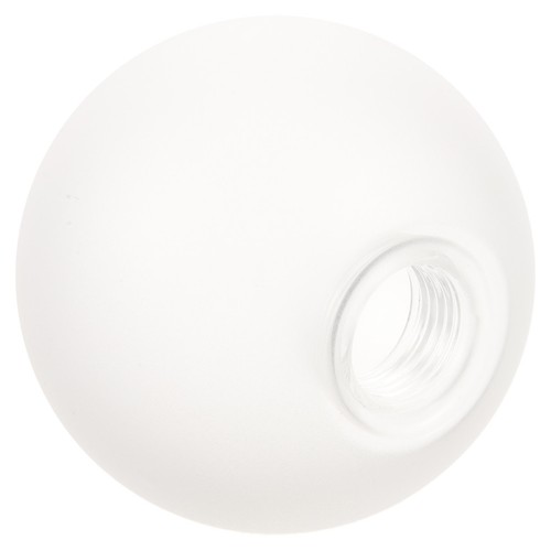 Glass lamp shade white globe - white,