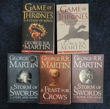 Game Of Thrones, 5 book bundle