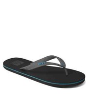Reef Seaside Flip Flop Grey/Aqua/Black