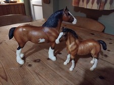 Breyer 1487 Clydesdale Mare And Foal