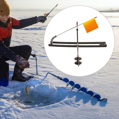 Ice fishing tip ups - ice,