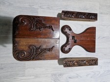 Antique carved wood job - wood,