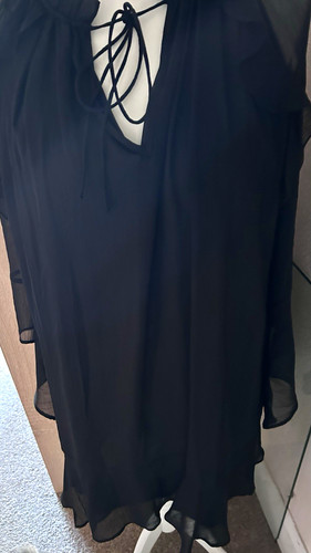 Black chiffon sheer swing - f&f,