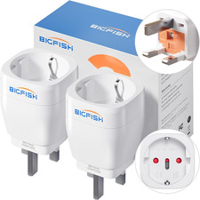 European to UK Plug Adaptor 2