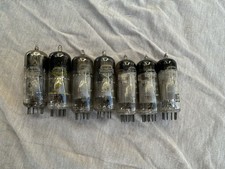 Mullard EF80 Valves 7 joblot 7