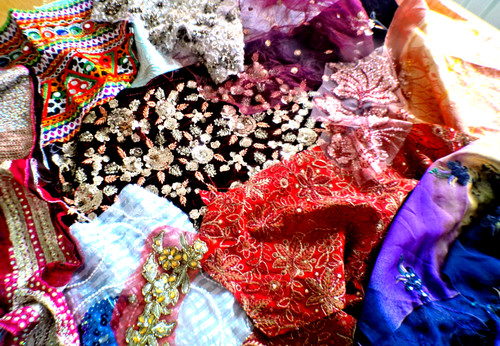 500g sari fabric - of,