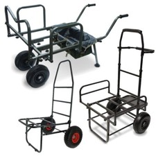 NGT Fishing Barrow Trolley Dynamic Carp Trolley Twin Wheel Fishing Tackle