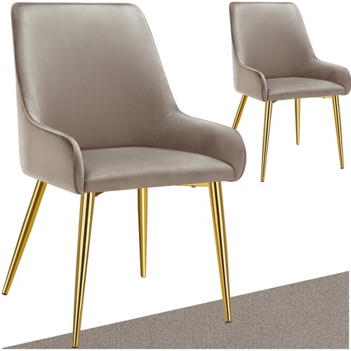 Dining chair set - chair, velvet