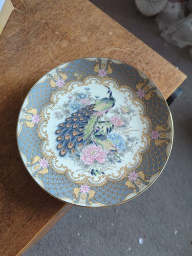 Vintage decorative plate with - vintage,