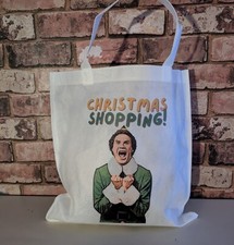 Elf The Movie Christmas canvas Shopping Bag Pop Art Design Tote Bag