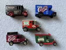 Lledo 1991 Walkers Crisps Die-Cast Model Cars Set of 5