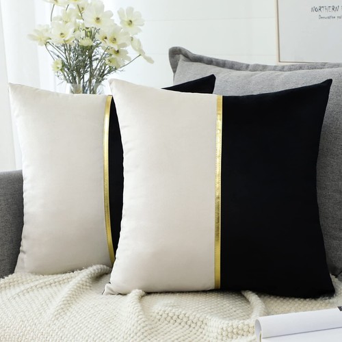 Artscope black white velvet - black,