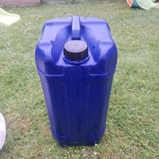 25 Litre Plastic Water Jerry Cans - Fish Water Carriers - blue