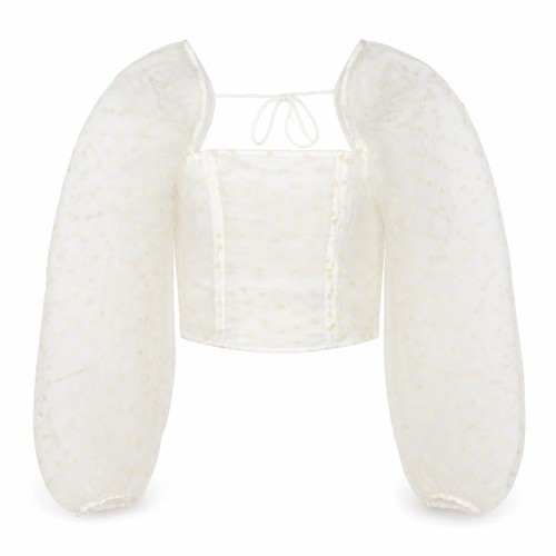 Topshop womens cropped blouse - womens,