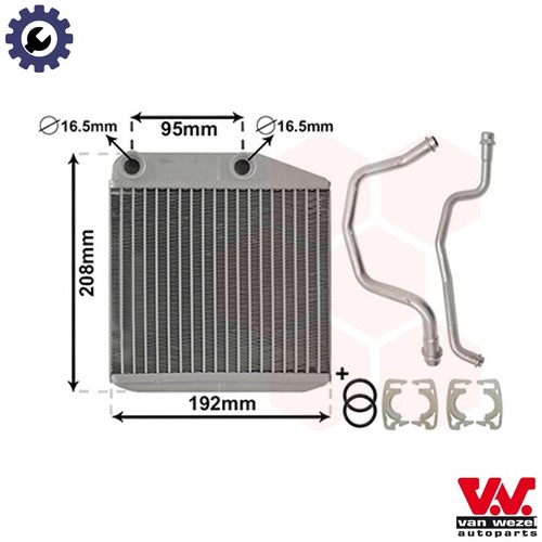 Heat exchanger interior - heat,