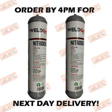 2 X NITROGEN N2 DISPOSABLE GAS